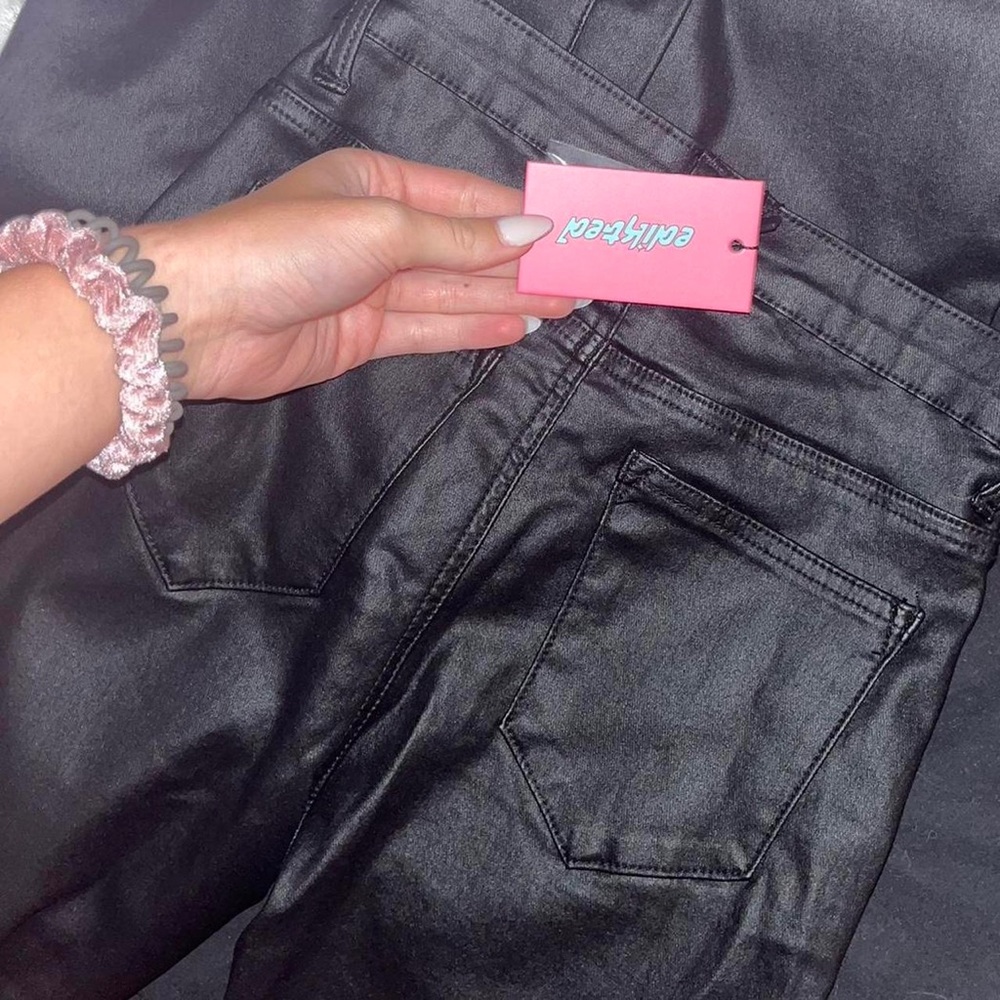 Edikted Leather Flares